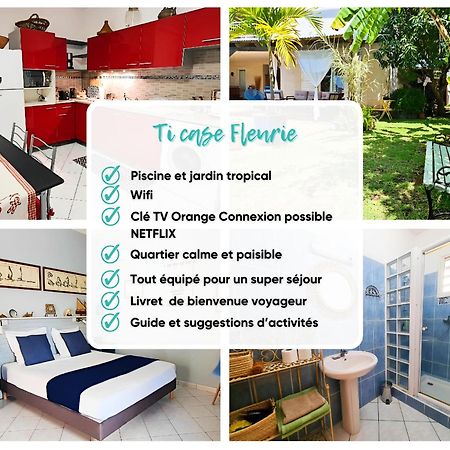 Ti Case Fleurie * Piscine * Jardin Tropical 생뢰 외부 사진