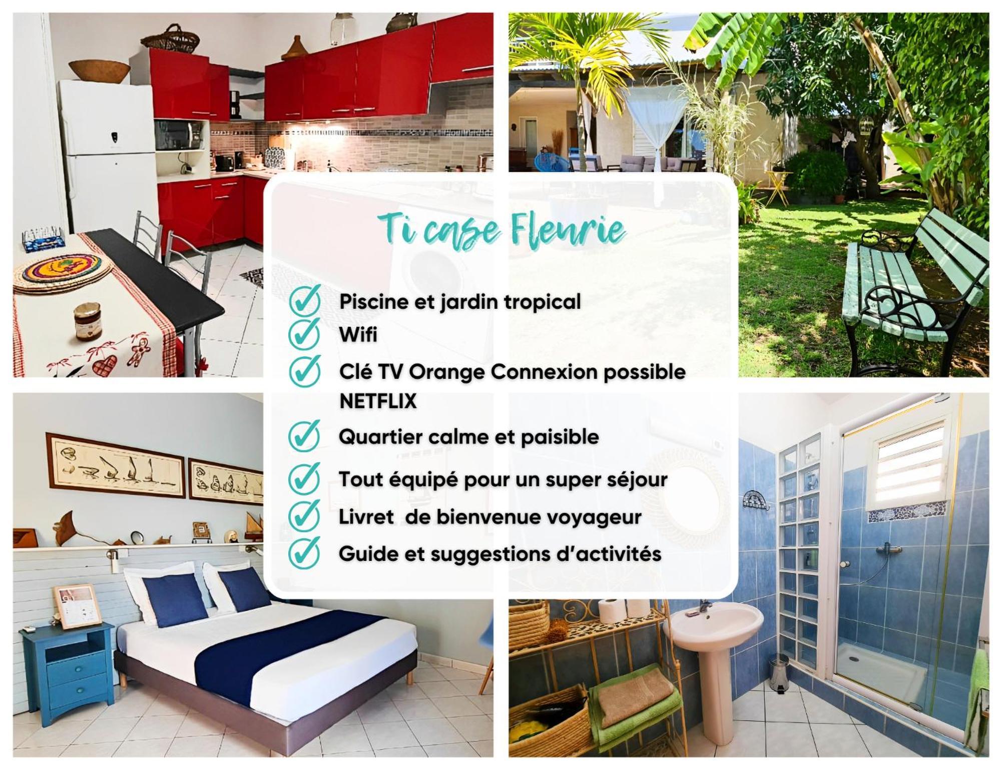 Ti Case Fleurie * Piscine * Jardin Tropical 생뢰 외부 사진